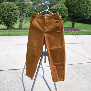 Everlane The Barrel Pant Size 2 Mustard Organic Cotton